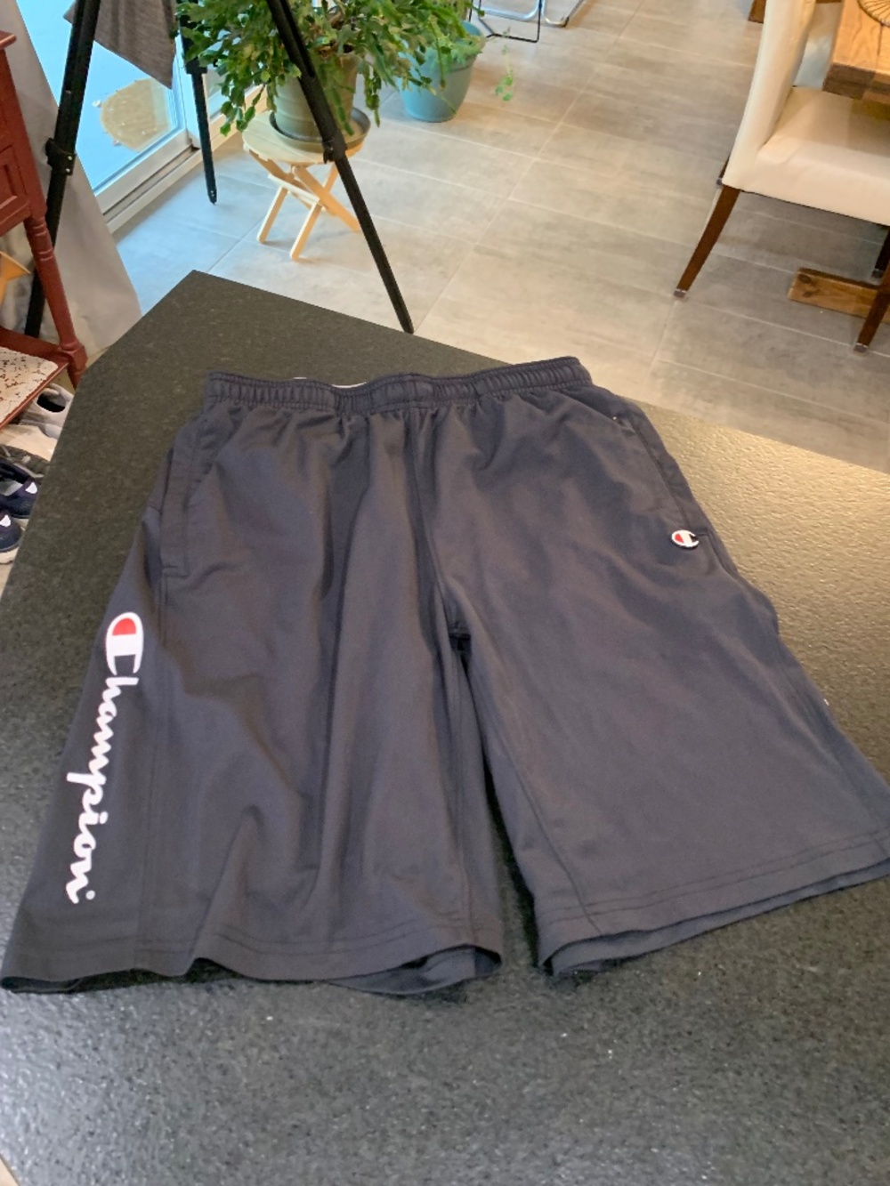 Men's Champion Double Dry Black Shorts Size Medium